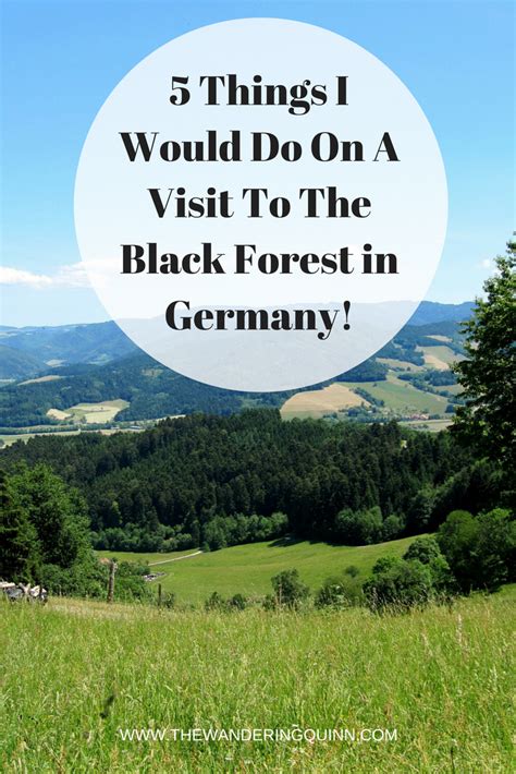 5 Things To Do In The Black Forest In Germany The Wandering Quinn
