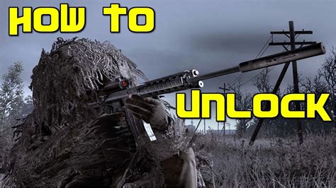 Call Of Duty Ghosts Ghillie Suit Unlock Tutorial Youtube