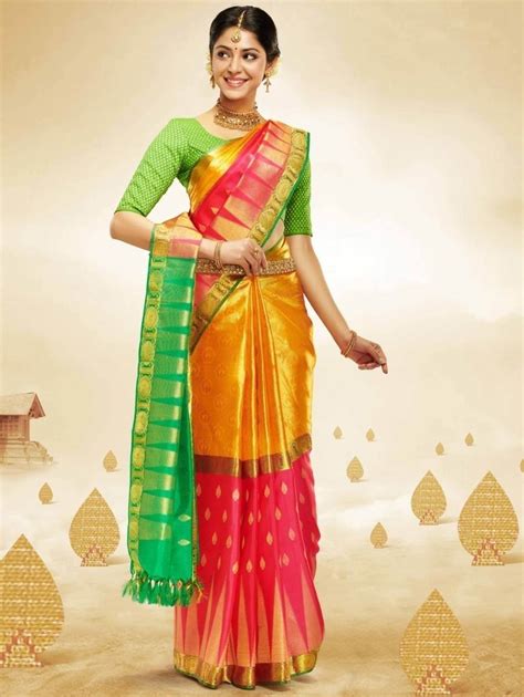 Pin By Preksha Pujara On Silk Sarees Saree Bridal Sarees South