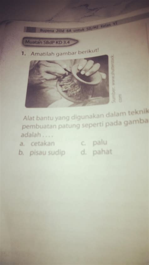 Alat Bantu Yang Digunakan Dalam Teknik Pembuatan Patung Seperti Pada