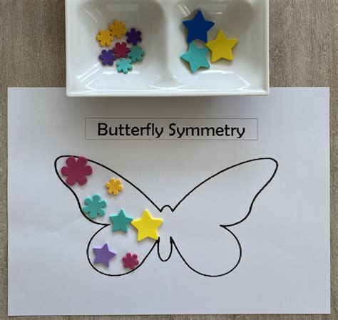 Butterfly Symmetry Activity For Kids Early Education Zone