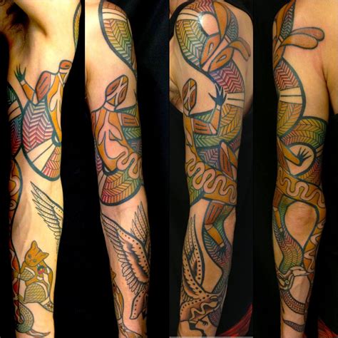 Australian Aboriginal Style Tattoos Sleeve Tattoos Tattoos Full