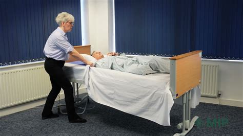 Move Patient Up The Bed From The Side Technique Using An In Bed