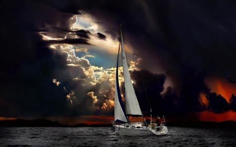 After Every Storm The Sun Will Smile Amazing Picture Boat