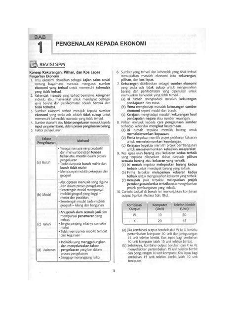 Nota Ekonomi Tingkatan 4 Accounting Studocu