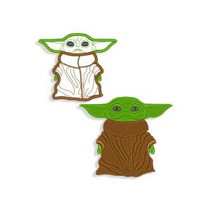 Inc in each space by working 2 sc into each (12). Baby Yoda Embroidery design - Machine Embroidery designs ...