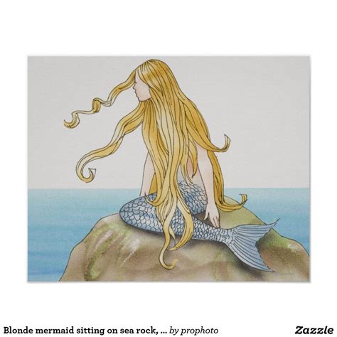 Mermaid On Rock Mermaid Life Mermaid Dreams Hans Christian Mermaid