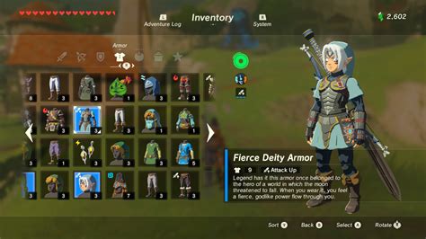 Fierce Deity Armor Set The Legend Of Zelda Tears Of The Kingdom Game