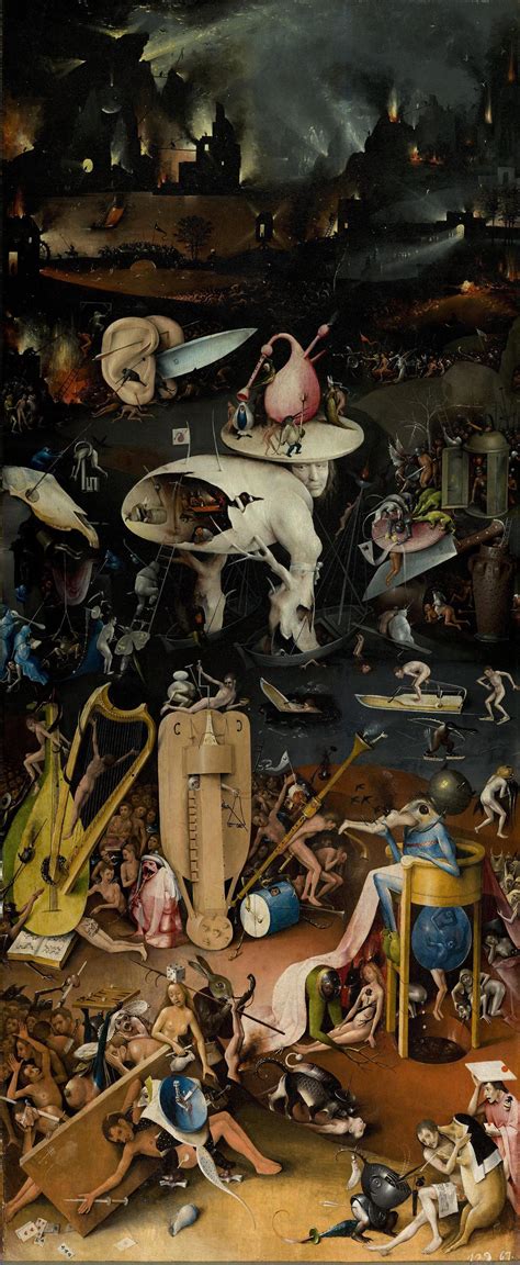 The Third Panel To The Garden Of Earthly Delights Triptych Painting