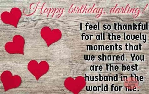 Thanks Quotes For Birthday Wishes To Husband Emotional Thank You