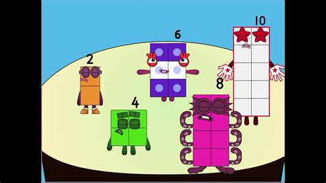 Numberblocks Band But Twos Youtube