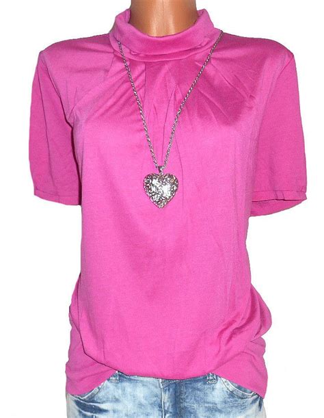Laura Scott Damen Shirt Longshirt Pink Gr 44 46 Neu S16 Ebay