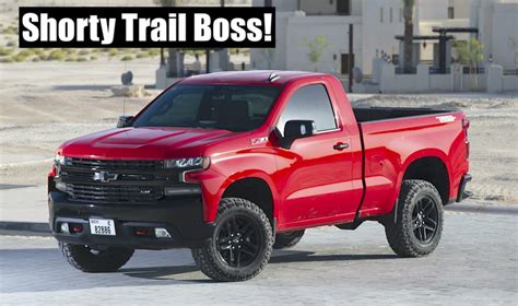 Coming To The Usa Regular Cab Two Door Chevy Silverado 1500 Trail Boss