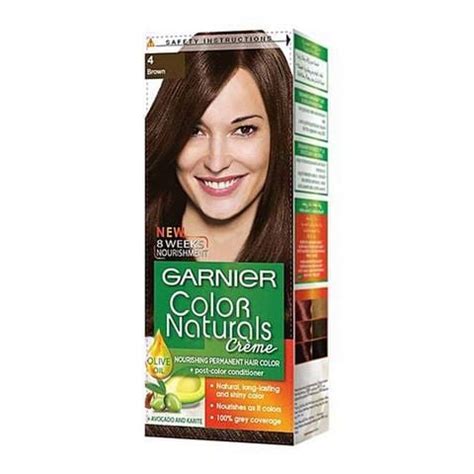Buy Garnier Colour Naturals Cream Nourishing Permanent Hair Colour Brown Ml Online Shop