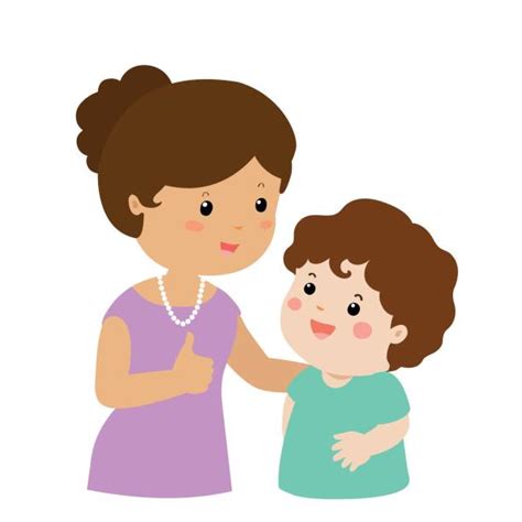 Best Mother And Son Illustrations Royalty Free Vector Graphics And Clip