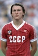 Oleg Blokhin of USSR prior to the FIFA World Cup match between the ...