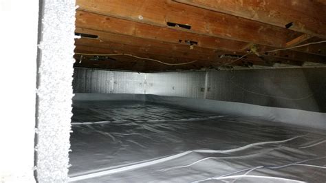 Crawl Space Repair Crawlspace Insulated And Encapsulated In