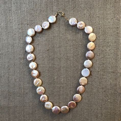 Coin Pearl Necklace Bellezzabylyn