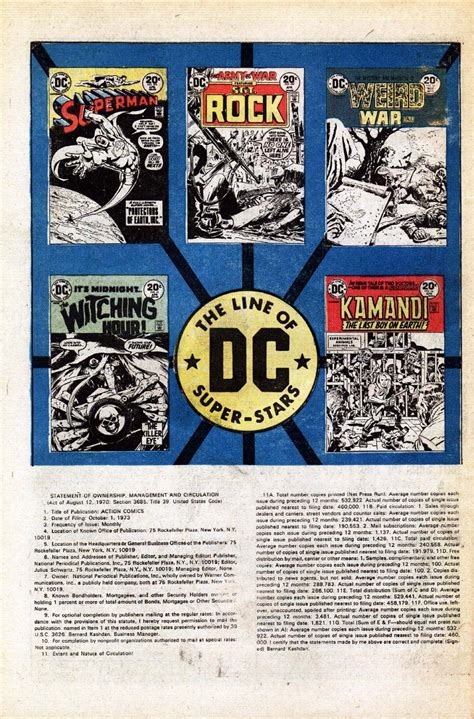 Read Online Action Comics 1938 Comic Issue 434