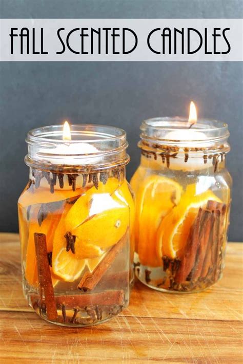 Make These Fall Candles For Your Home In Just Minutes Diy Fall Scented