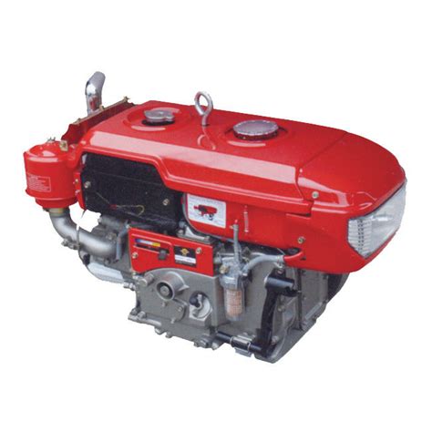 L120 4 Stroke Diesel Crate Engines Water Cooled Small Single Cylinder