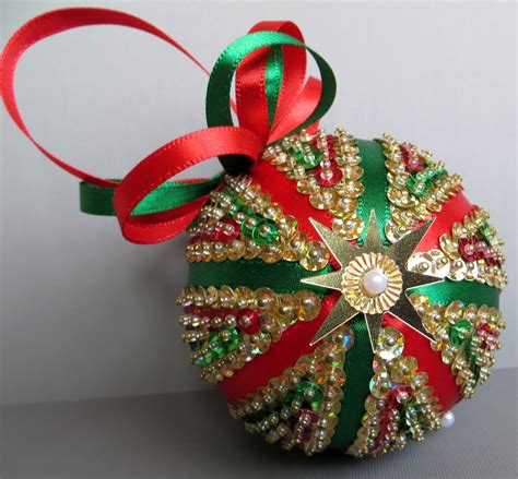 Sequined Ornaments Ornament Designs Homade Christmas Ornaments