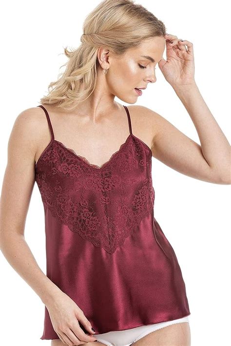 Undercover Lingerie Womens Luxury Satin Camisole Cami French Knickers Size Amazon Co Uk