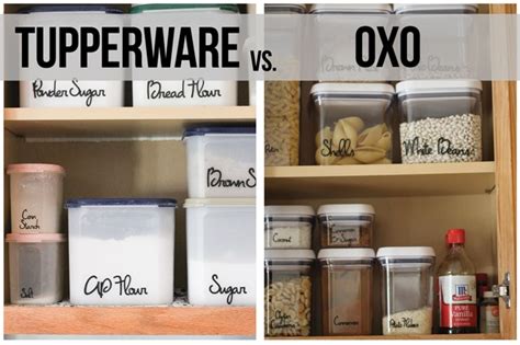 Both look really nice and organized, although i think the oxo are a little bit nicer and. OXO vs. Tupperware-Which is Better? - I Heart Planners