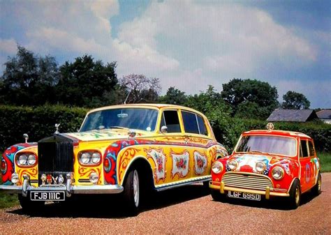 The Story Behind George Harrisons Psychedelic Mini ~ Vintage Everyday