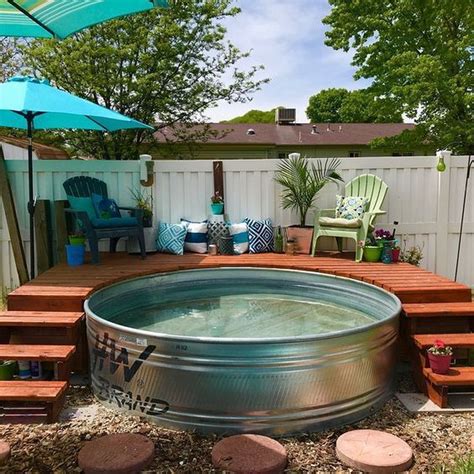 35 Best Swimming Pool Design For Tiny Landscaping Backyard﻿ Stock Tank Pool Diy Stock Tank