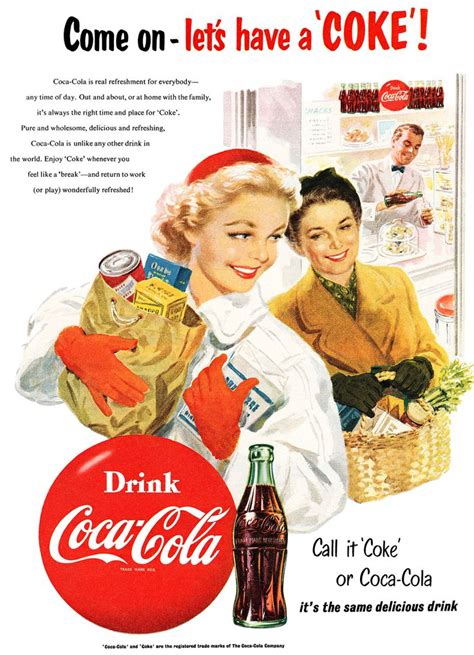 Pin On Coca Cola Vintage Ads
