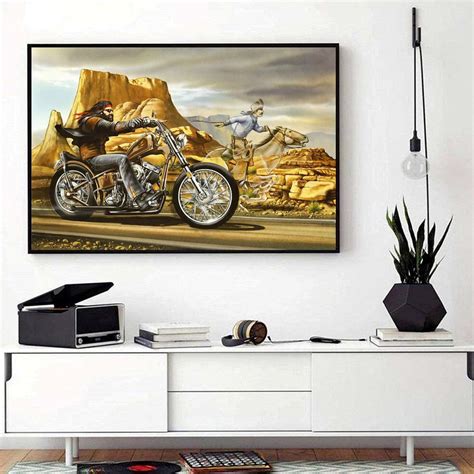 Art Print Poster Canvas David Mann Ghost Rider 3 Promote Sale Price Department Store Find New
