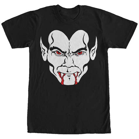 2019 Fashion 100 Cotton T Shirt Halloween Dracula Vampire Face Mens