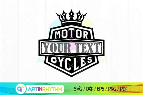 Motorcycle Svg Motorcycle Monogram Svg Afbeelding Door Artinrhythm