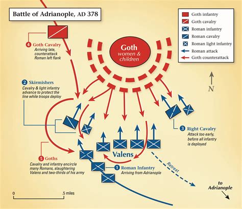 Battle Of Adrianople Map Historynet