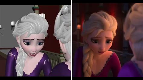 Into The Unknown Animation Process Elsa Frozen 2 Youtube