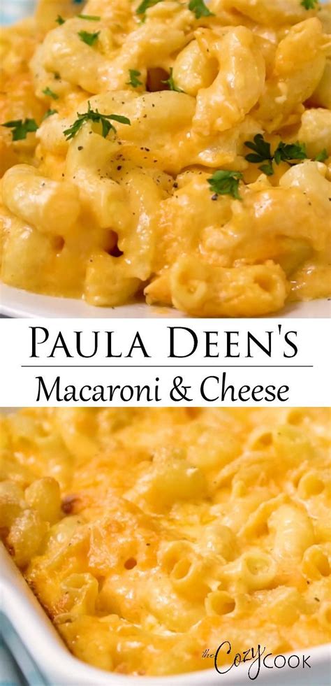 Paula Deen Baked Mac And Cheese Recipe While The Macaroni Is Hot Add