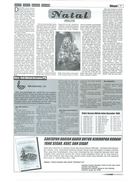 tabloid reformata edisi 33 desember 2005