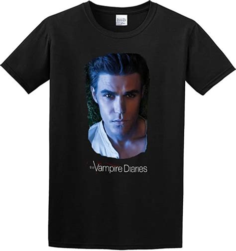 The Vampire Diaries Stefan T Shirt Graphic Printed Shirt Mens Tee