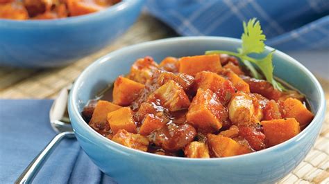 Sweet potatoes happen to be one of my favorite vegetables to eat this time of year because of all the delicious ways that they can be prepared. Chicken and Sweet Potato Chili Recipe - Diabetes Self ...