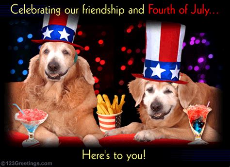 Celebrating Fourth Of July Free Friends Ecards Greeting Cards 123
