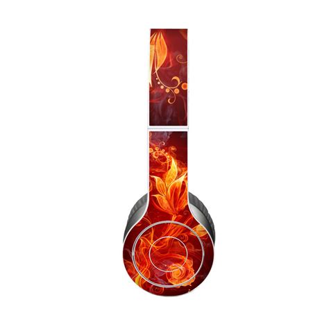 Beats Solo Hd Skin Flower Of Fire By Gaming Decalgirl