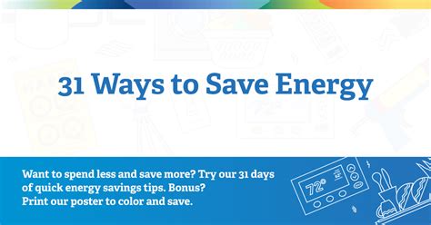 This waste of energy can be avoided by unplugging the appliance or using a power. 31 Ways to Save Energy in Your Home