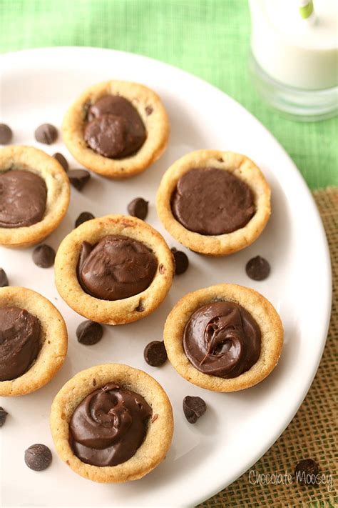 Fudge Filled Chocolate Chip Cookie Cups