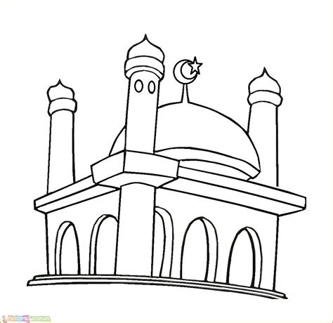Cara mewarnai gambar pemandangan masjid 2 kartun anak islami via youtube.com. 29+ Gambar Mewarnai Masjid Nabawi Terlengkap 2020 - Marimewarnai.com