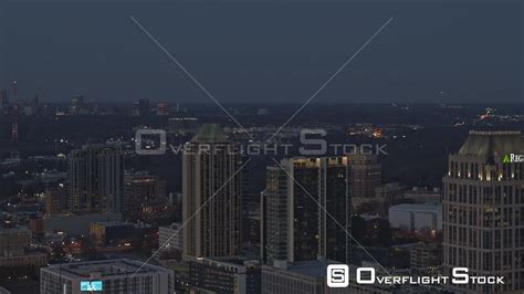 Overflightstock™ Atlanta Mid Vantage Panoramic Of Buckhead Midtown
