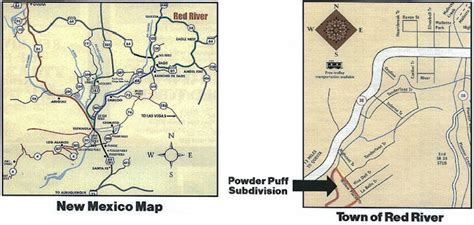 32 Red River New Mexico Map Maps Database Source