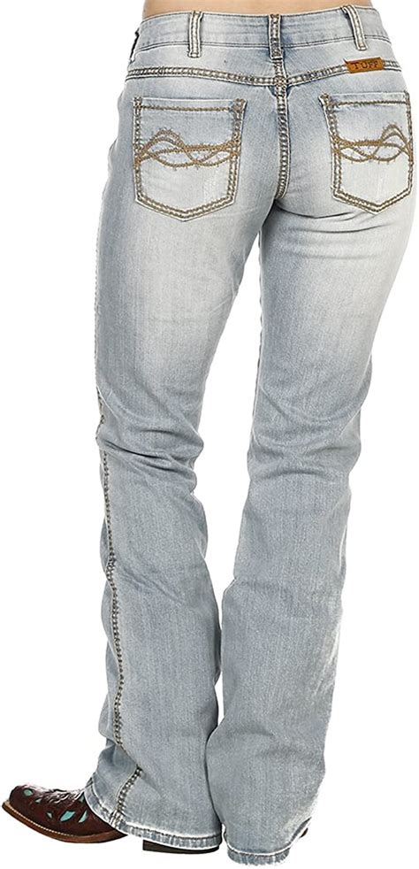 Cowgirl Tuff Co Womens Summertime Jeans 31 R Denim At Amazon Womens