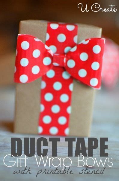 Diy T Wrap Bows With Duct Tape T Wrapping T Wrapping Bows