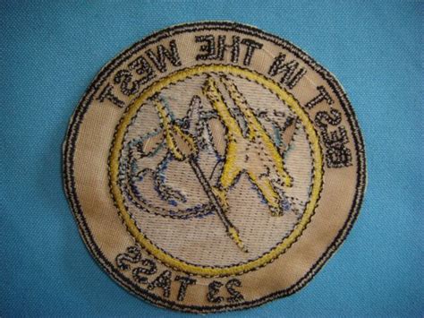 Vietnam War Patch Usaf 23rd Tactical Air Support Squadron Best In The West Ebay